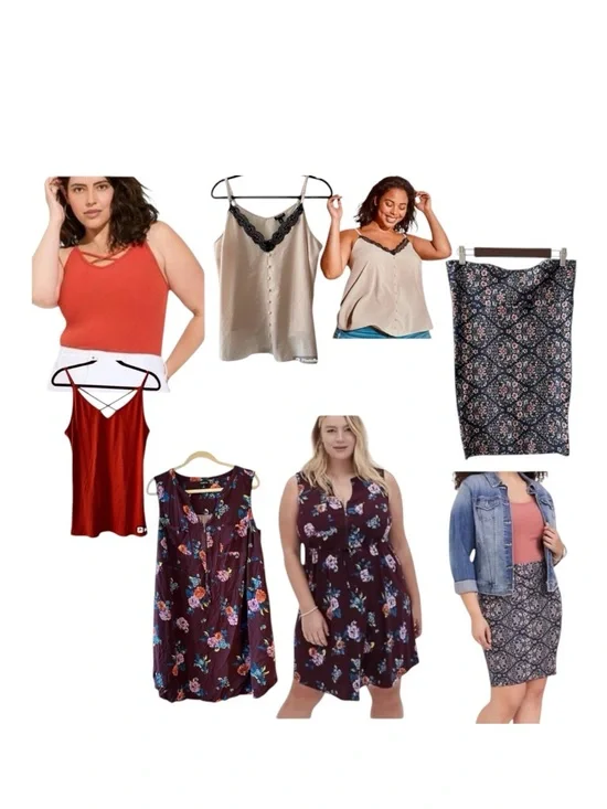 Torrid Lane Bryant Plus Size Bundle Lot of 14-15 Pieces Resellers - Picture 2 of 4